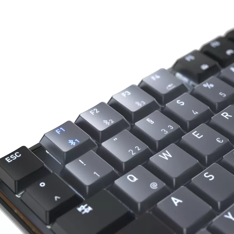 CHERRY KW 550 MX LP Tastatur Home/Office USB + Bluetooth QZERTY US English Schwarz