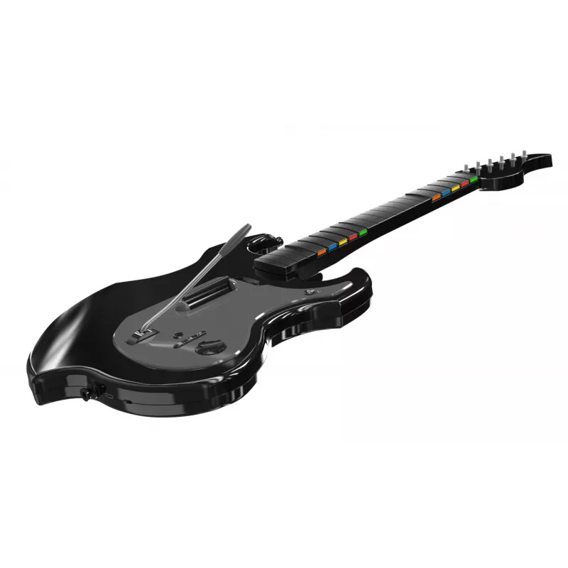 Gitarre PDP Riffmaster Schwarz Grau Kabellos PC PS4 PS5 36h Batterie
