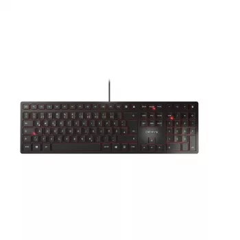 CHERRY KC 6000 schlank Tastatur USB Nordic Schwarz
