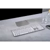 CHERRY KW 9100 schlank FOR MAC Tastatur Universal USB + Bluetooth QWERTY Nordic Silber
