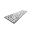 Cherry KC 6000C für Mac Tastatur, USB-C, US Englisch, silber