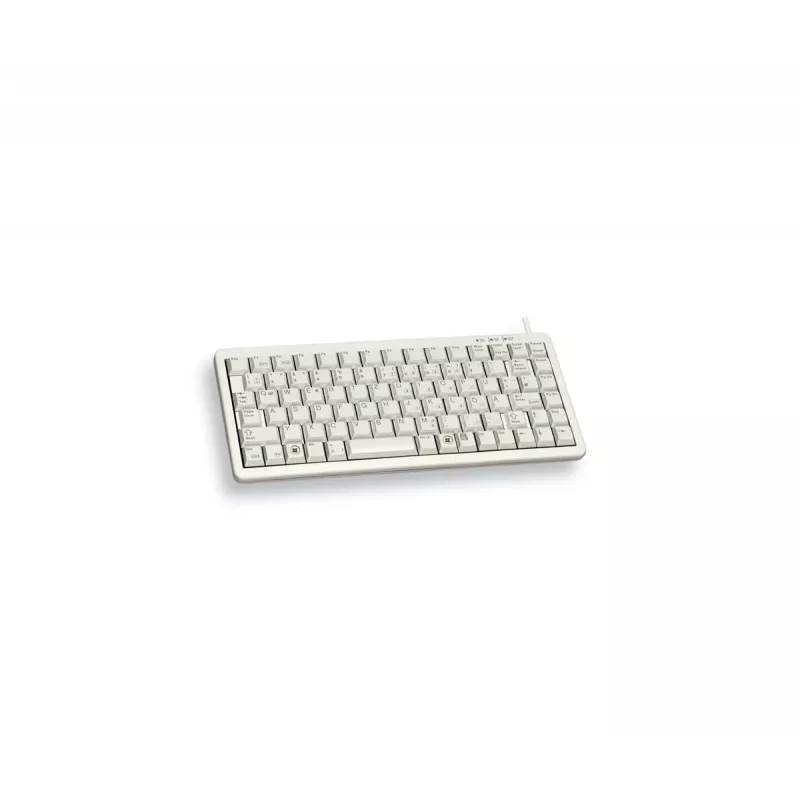 CHERRY G84-4100 COMPACT Tastatur Kabelgebunden, USB/PS2, Hellgrau, (QWERTY - UK)