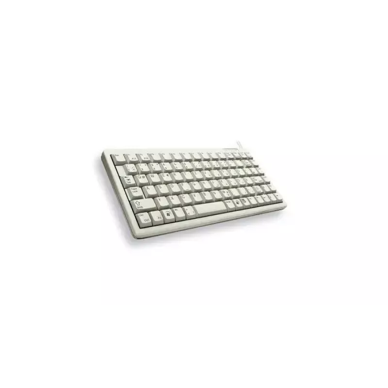 CHERRY G84-4100 COMPACT Tastatur Kabelgebunden, USB/PS2, Hellgrau, (QWERTY - UK)