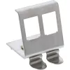 InLine Keystone-Halterung für DIN-Schiene, 2-Port, Metall