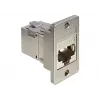 DeLOCK 86213 Keystone-Montagehalterung für Gehäuse, metallisch