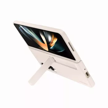Samsung Standing Cover mit Stift für Galaxy Z Fold4, Sand (EF-OF93PCUEGWW)