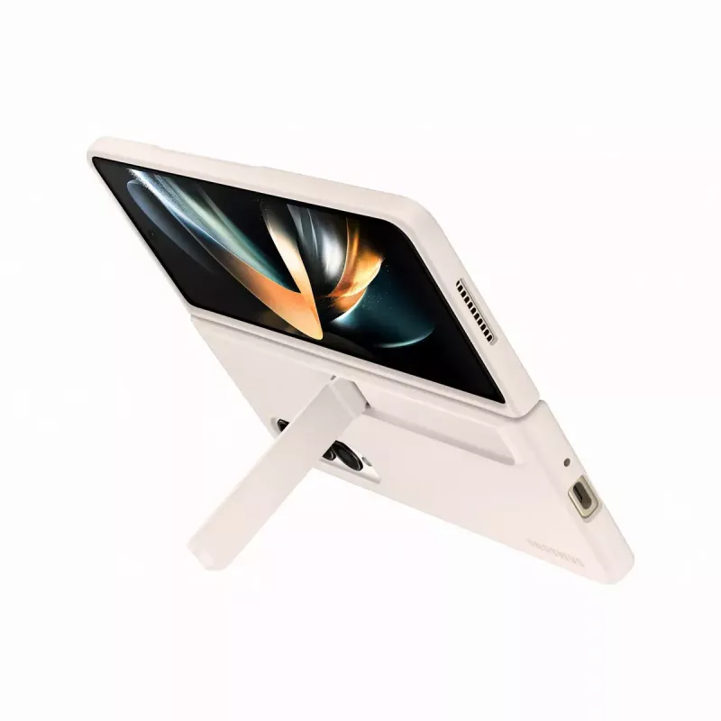 Samsung Standing Cover mit Stift für Galaxy Z Fold4, Sand (EF-OF93PCUEGWW)