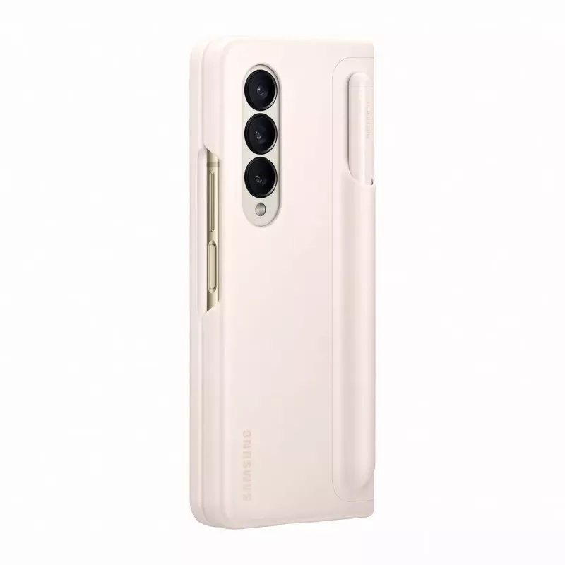 Samsung Standing Cover mit Stift für Galaxy Z Fold4, Sand (EF-OF93PCUEGWW)