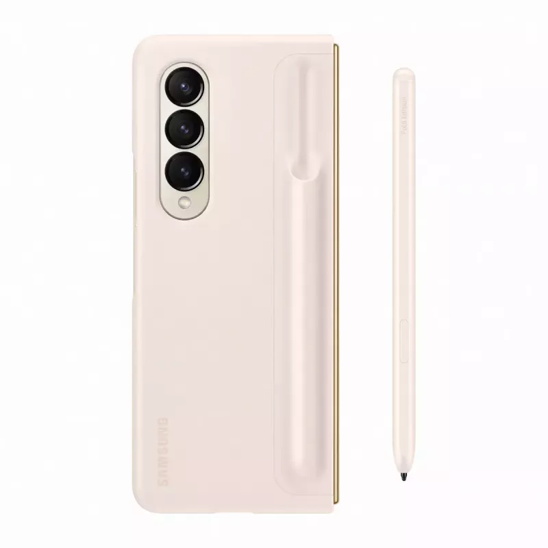 Samsung Standing Cover mit Stift für Galaxy Z Fold4, Sand (EF-OF93PCUEGWW)
