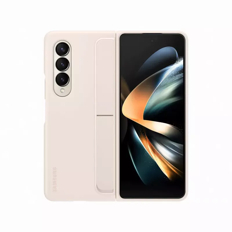 Samsung Standing Cover mit Stift für Galaxy Z Fold4, Sand (EF-OF93PCUEGWW)