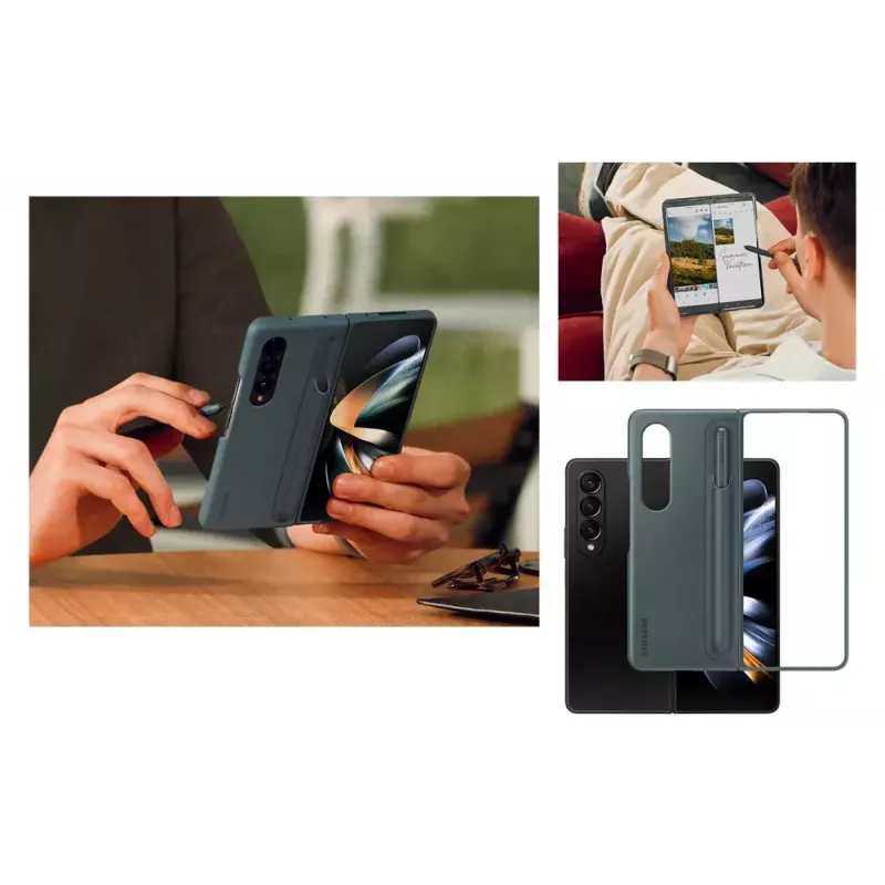 Samsung Standing Cover mit Stift für Galaxy Z Fold4, Sand (EF-OF93PCUEGWW)