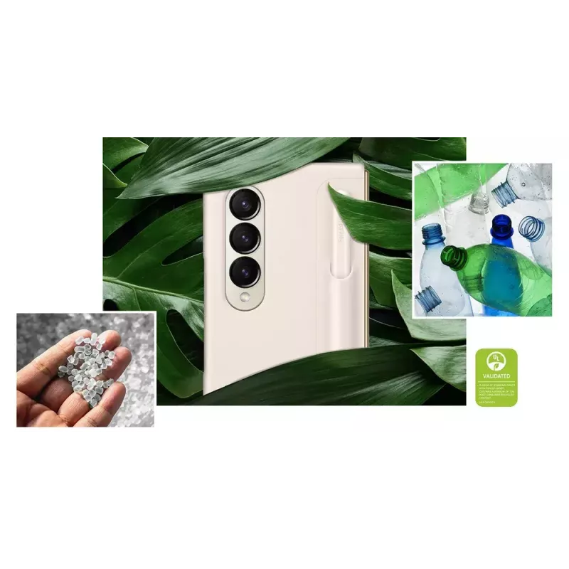 Samsung Standing Cover mit Stift für Galaxy Z Fold4, Sand (EF-OF93PCUEGWW)
