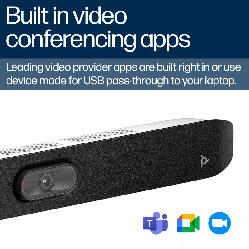 HP Poly Studio X32 All-In-One Video Bar No Radio or No Power Supply TAA