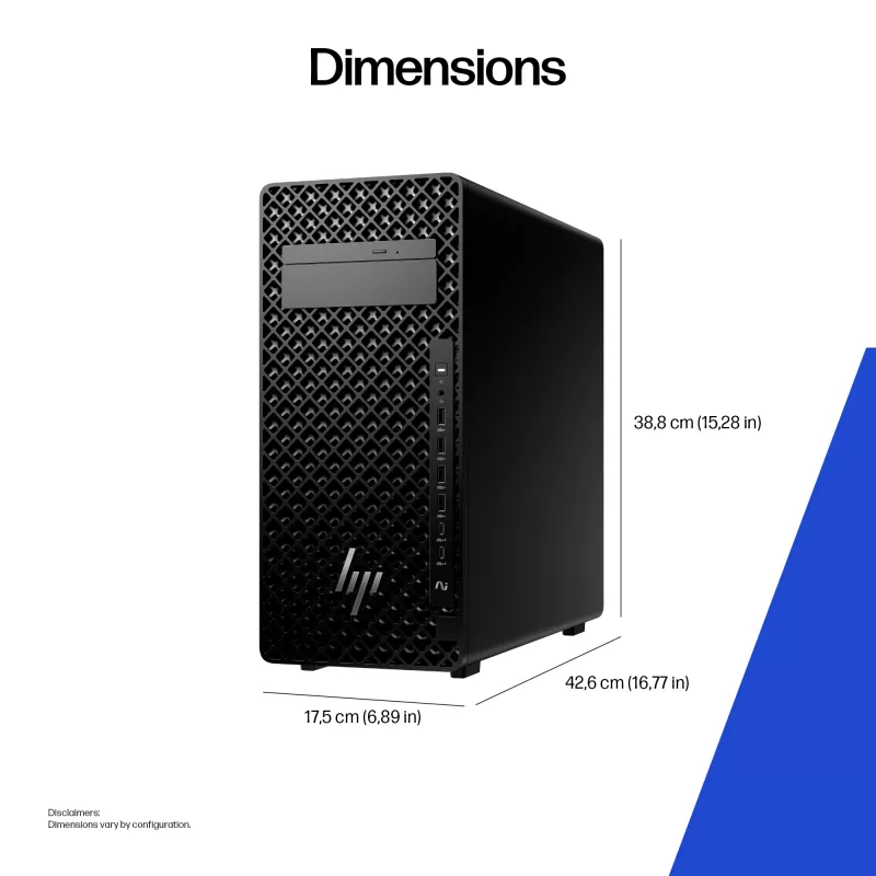 Desktop-Workstation HP Z2 Workstation G1i mit Intel Core Ultra 9 285K, 64 GB RAM, 1 TB SSD, NVIDIA RTX PRO 2000 16 GB, Windows 11 Pro
