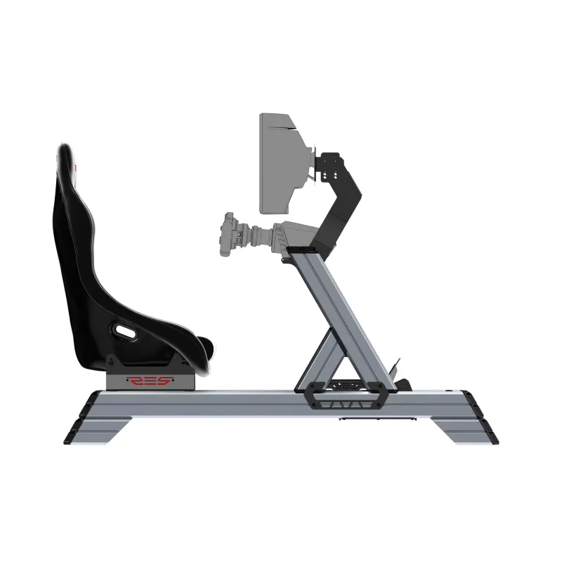 Res-Tech SMART COCKPIT + GT SITZ (BUNDLE), Racing-Cockpit, Schwarz, Grau, Acrylnitril-Butadien-Styrol (ABS), Aluminium, 52 kg, Italien