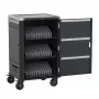 Ewent EW1701 Wagen/Schrank für tragbare Geräte Tragbarer Geräteschrank Schwarz, Grau