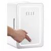 Minikühlschrank mit LED-Schminkspiegel Elle ESDAF01WHEU 6 L weiß