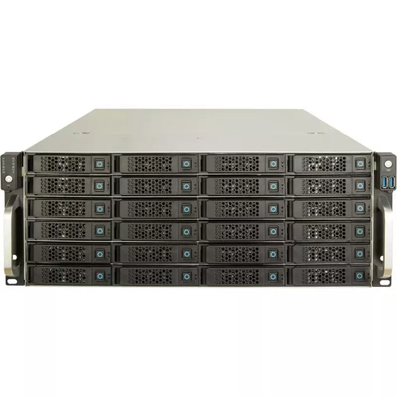 HDD-Gehäuse Inter-Tech 4U-4736 36 Laufwerke 2,5/3,5 Zoll SAS SATA