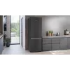 Siemens iQ500 KG49N4XAF Kühl-Gefrierkombination Freistehend 440 L Schwarz