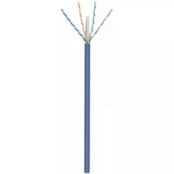 Netzwerkkabel GOOBAY 96096 Cat6a U/UTP auf Rolle, 100 m, blau