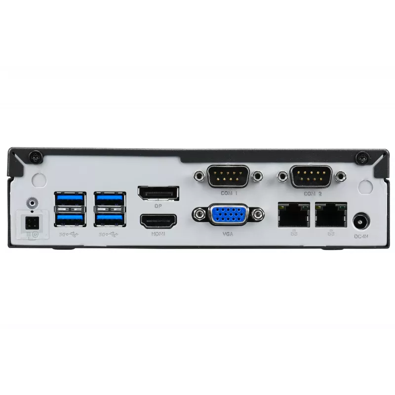 Shuttle XPC schlank Barebone DL40N, Intel N150, 1x DDR5, 2x LAN (2x 2,5Gbit), 2xCOM,1xHDMI,1xDP, 1x VGA, lüfterlos, 24/7 Dauerbetrieb