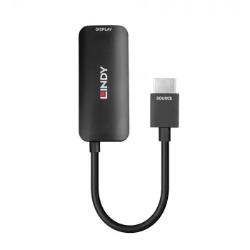 Lindy HDMI 8K60 auf DisplayPort 1.4 Konverter, 0,157 m, HDMI Typ A (Standard), DisplayPort, Stecker, Buchse, gerade