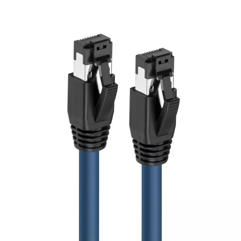 Microconnect MC-SFTP80025B Netzwerkkabel Blau 0,25 m Cat8.1 S/FTP (S-STP)