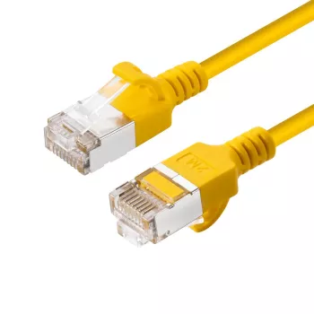 Microconnect V-FTP6A005Y-schlank Netzwerkkabel Gelb 0,5 m Cat6a U/FTP (STP)