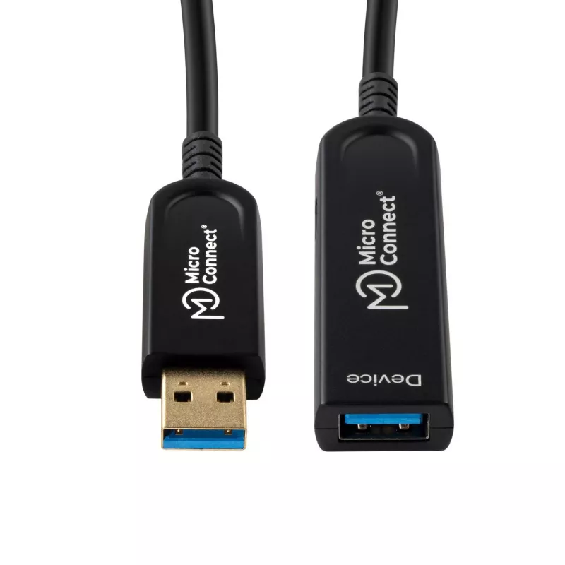 Microconnect Premium Glasfaser USB 3.0 Kabel A-A Stecker-Buchse, 20 m