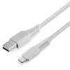 Lindy 3m USB auf Lightning Kabel, Weiß, 3 m, USB A, Stecker, Stecker, Weiß, Gerade