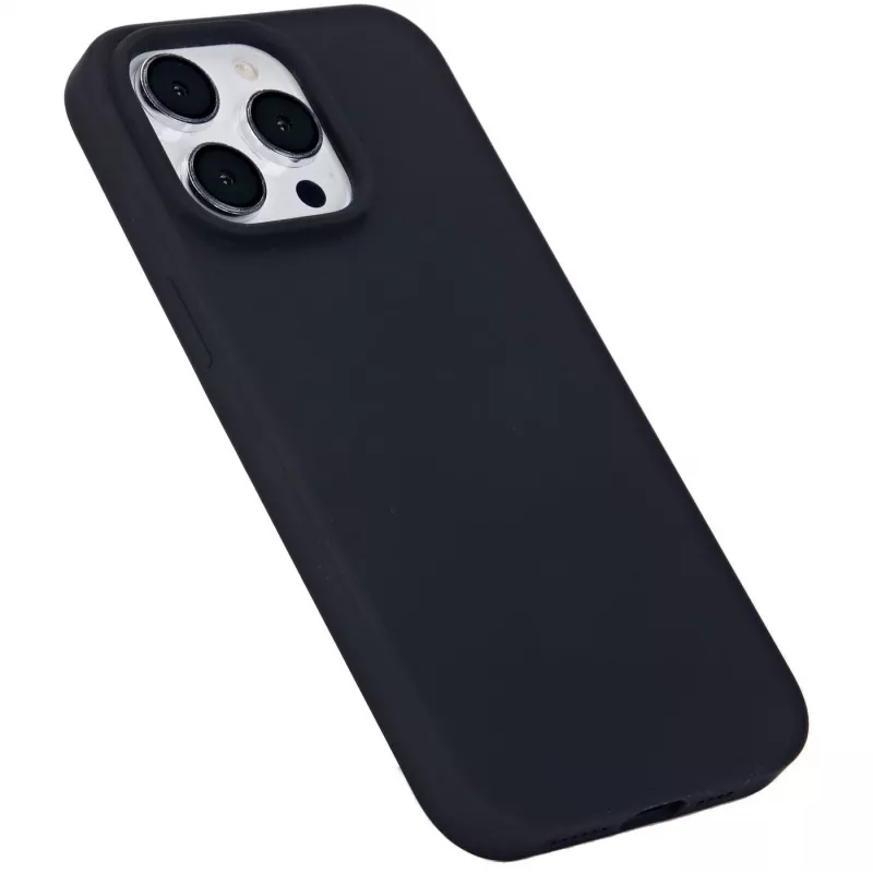 Handyhülle eSTUFF für Apple iPhone 12 / 12 Pro, Silikon, passend für 15,5 cm (6,1 Zoll) Bildschirm, schwarz