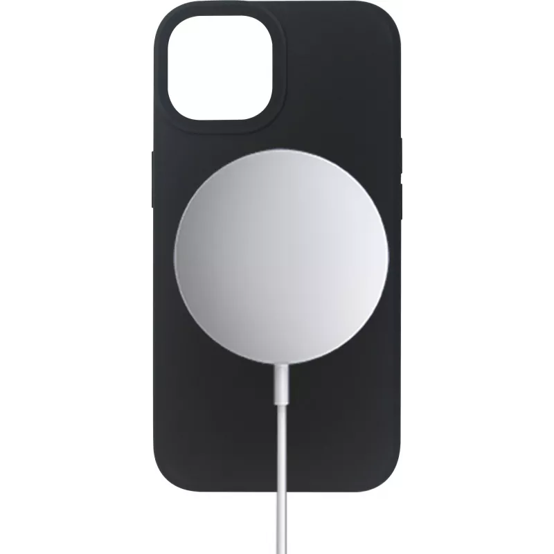 Handyhülle eSTUFF für Apple iPhone 12 / 12 Pro, Silikon, passend für 15,5 cm (6,1 Zoll) Bildschirm, schwarz