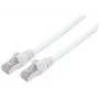 Intellinet Netzwerk-Patchkabel, Cat6, 15 m, Weiß, Kupfer, S/FTP, LSOH / LSZH, PVC, RJ45, vergoldete Kontakte, snagless, mit Knickschutzhülle, lebenslange Garantie