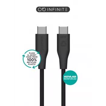 eSTUFF ES604280-BULK USB-Kabel USB 2.0 2 m USB C Schwarz