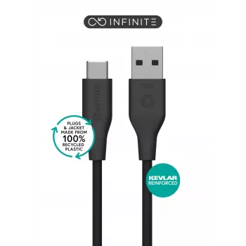 eSTUFF ES605180-BULK USB-Kabel USB 2.0 1 m USB C USB A Schwarz