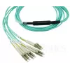 Glasfaserkabel BlueOptics OCTCABLE10M-SR 10 m OM3 MPO auf 4×LC Aqua