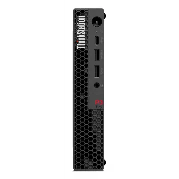 Lenovo ThinkStation P3 Tiny Intel® Core™ i7 i7-14700 32 GB DDR5-SDRAM 1 TB SSD NVIDIA RTX A1000 Windows 11 Pro Mini-PC Workstation Schwarz