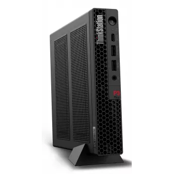 Lenovo ThinkStation P3 Tiny Intel® Core™ i7 i7-14700 32 GB DDR5-SDRAM 1 TB SSD NVIDIA RTX A1000 Windows 11 Pro Mini-PC Workstation Schwarz