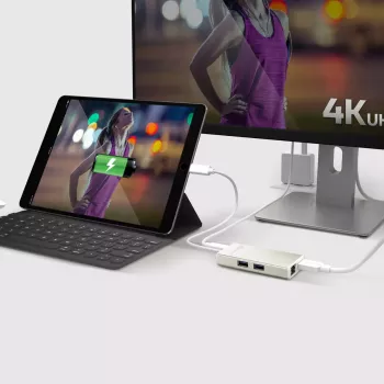 USB Typ-C Multi-Adapter j5create JCA374-N Kabelgebunden 60W 4K