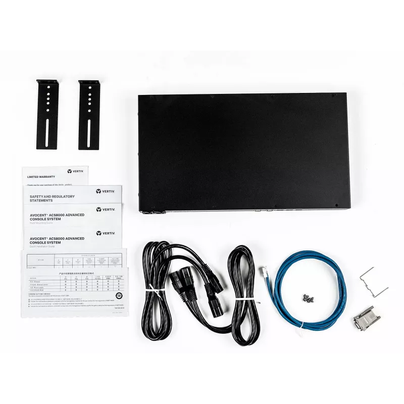 Vertiv Avocent 16-Port ACS8000 Konsolensystem mit dualer Wechselstromversorgung – ACS8016DAC-404