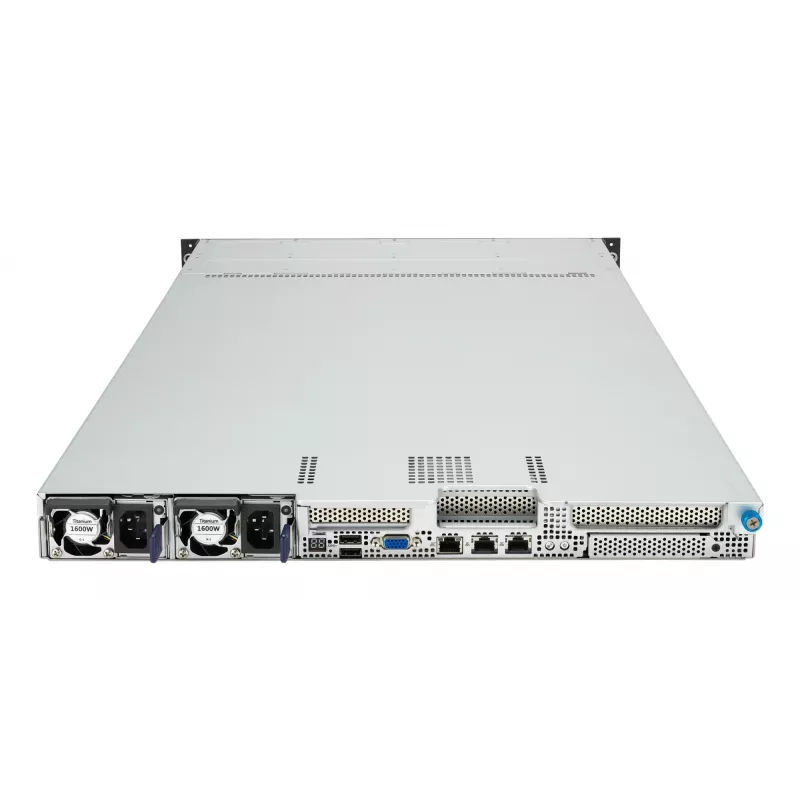 ASUS RS500A-E12-RS4U Socket SP5 Rack (1U) Schwarz, Silber