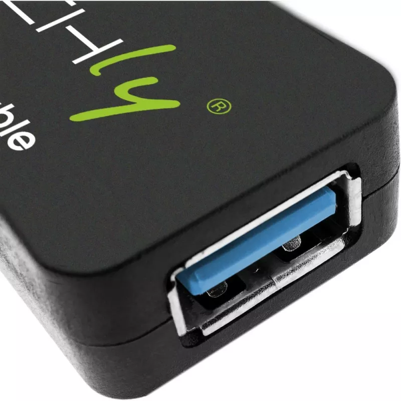Techly ICUR30200G USB-Kabel USB 3.2 Gen 1 (3.1 Gen 1) 20 m USB A Schwarz