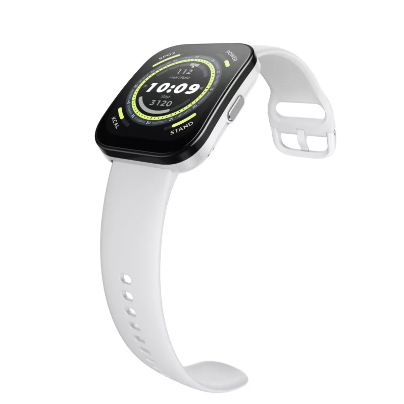 Amazfit Bip 5 4,85 cm (1,91 Zoll) TFT 45,9 mm Digital 320 x 380 Pixel Touchscreen Weiß GPS (Satellit)