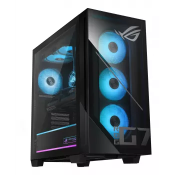 ASUS ROG G700 GM700TZ-R8700F092W AMD Ryzen™ 7 8700F 32 GB DDR5-SDRAM 2 TB SSD NVIDIA GeForce RTX 5070 Ti Windows 11 Home Tower-PC Schwarz