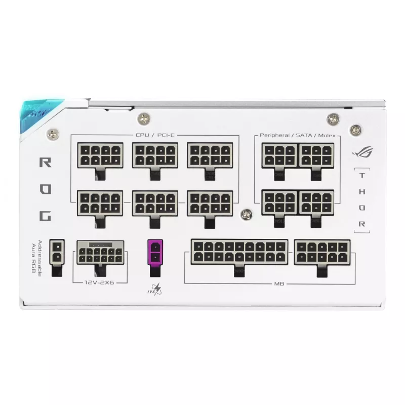 Netzteil ASUS ROG THOR-1200P3-WHITE-GAMING 1200 W ATX 20+4-Pin, 80 PLUS Platinum, weiß