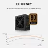 Netzteil Cougar ATLAS 650W ATX3.1 80 PLUS Bronze, 24-Pin-ATX, 120-mm-Lüfter, schwarz