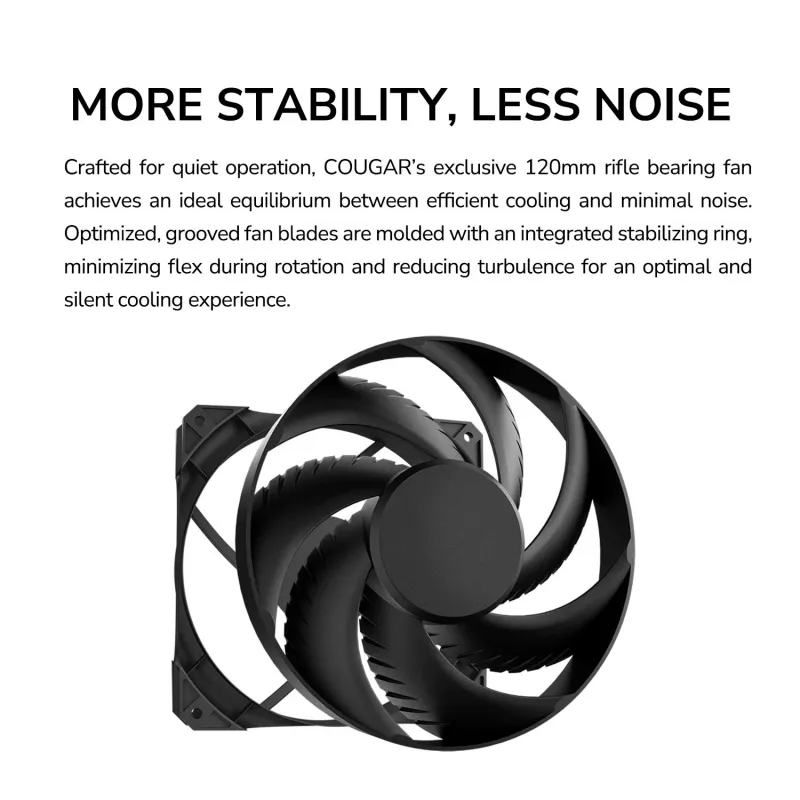 Netzteil Cougar ATLAS 650W ATX3.1 80 PLUS Bronze, 24-Pin-ATX, 120-mm-Lüfter, schwarz
