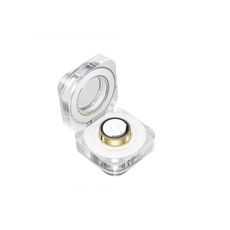 Aktivitätstracker-Smart-Ring Samsung Galaxy Ring Gold Optischer Herzfrequenzsensor