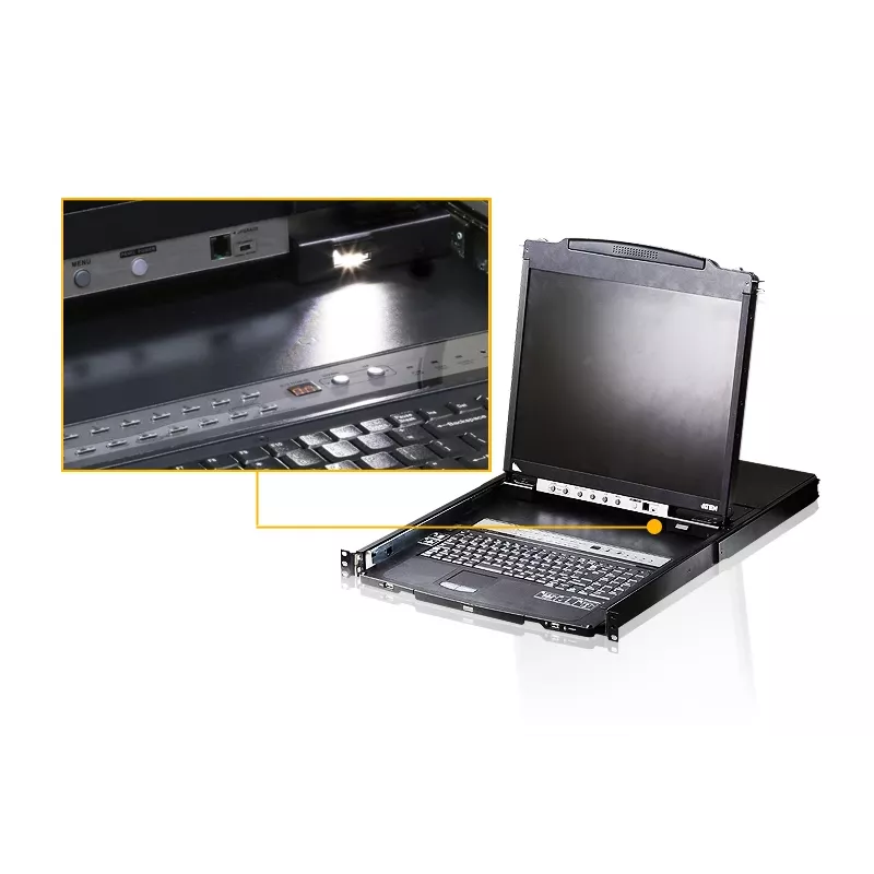 ATEN CL5816N KVM-Switch Rack-Montage Schwarz
