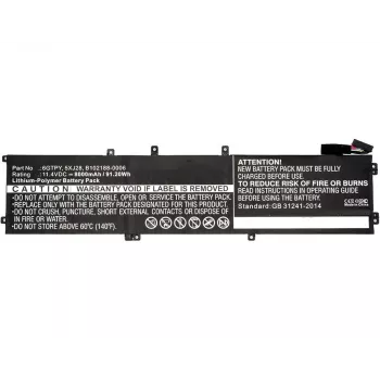 CoreParts Laptop-Akku für Dell, Akku, DELL, Precision M5520, XPS 15 9560, XPS 15 9560 i7-7700HQ